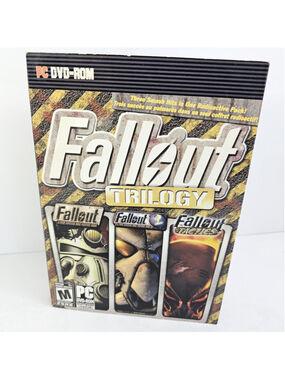SEALED Fallout Trilogy (PC 2009 DVD-ROM) Fallout 1 & 2 & Tactics RPG NEW, READ